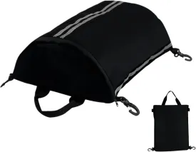 Kayak Deck Bag Large Capacity Kayak Dry Bag Waterproof 600D with Swivel Hooks and Handle Reflective Zippered Deck for Paddle Board
