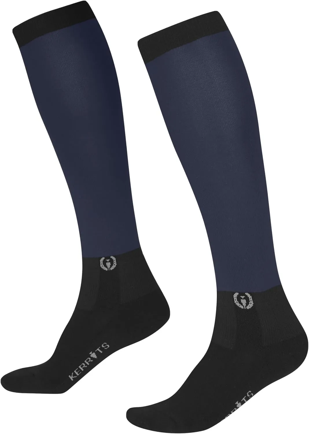 Kerrits Women's Dual Zone Equestrian Tall Boot Socks  Solid Color, Knee-High Horse Riding Socks with Foot Cushion