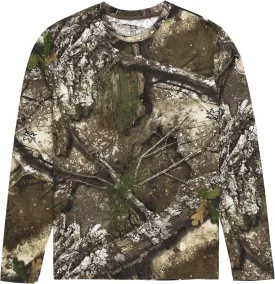 Long Sleeve Camo Crewneck Tee Shirt for Men and Women