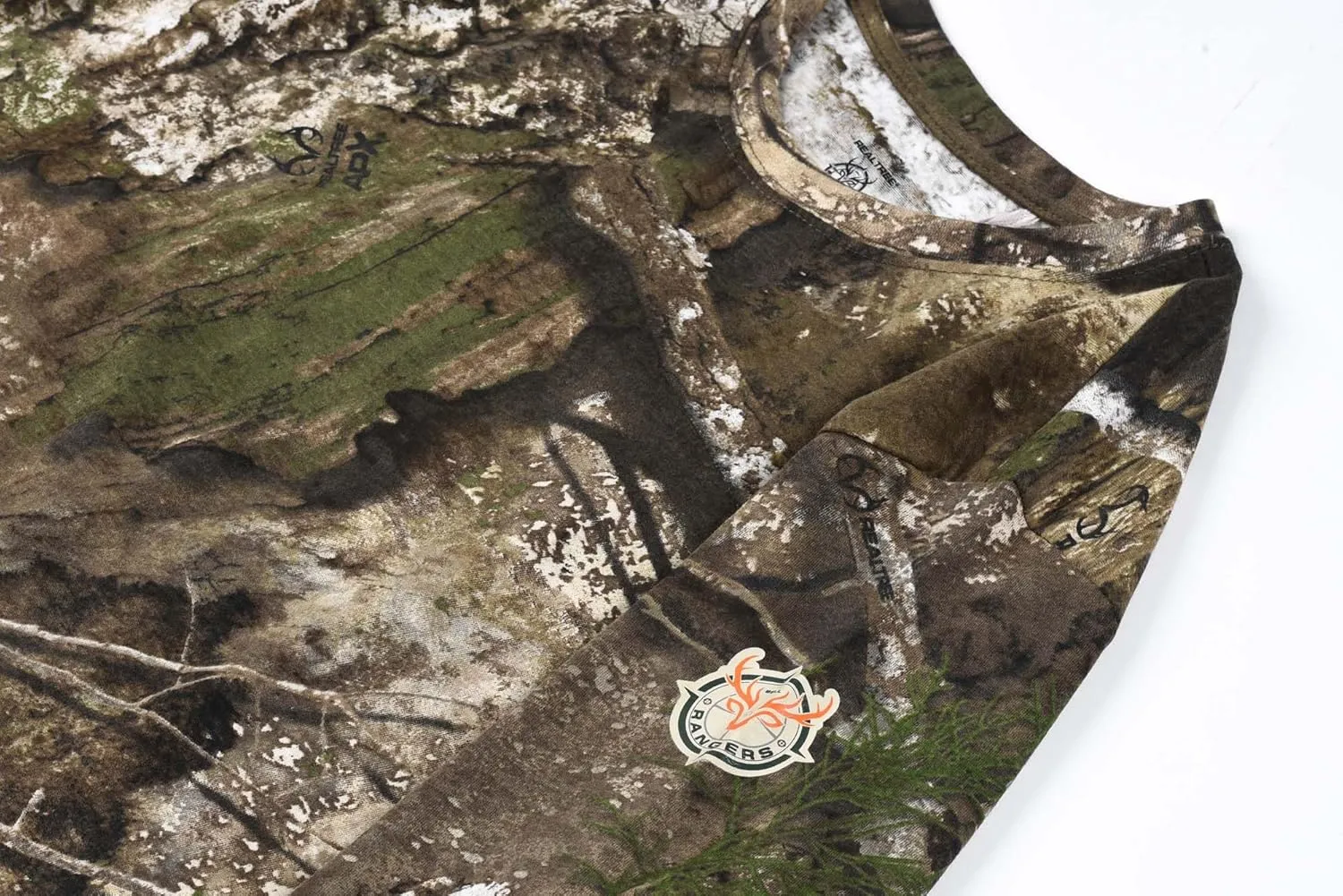 Long Sleeve Camo Crewneck Tee Shirt for Men and Women