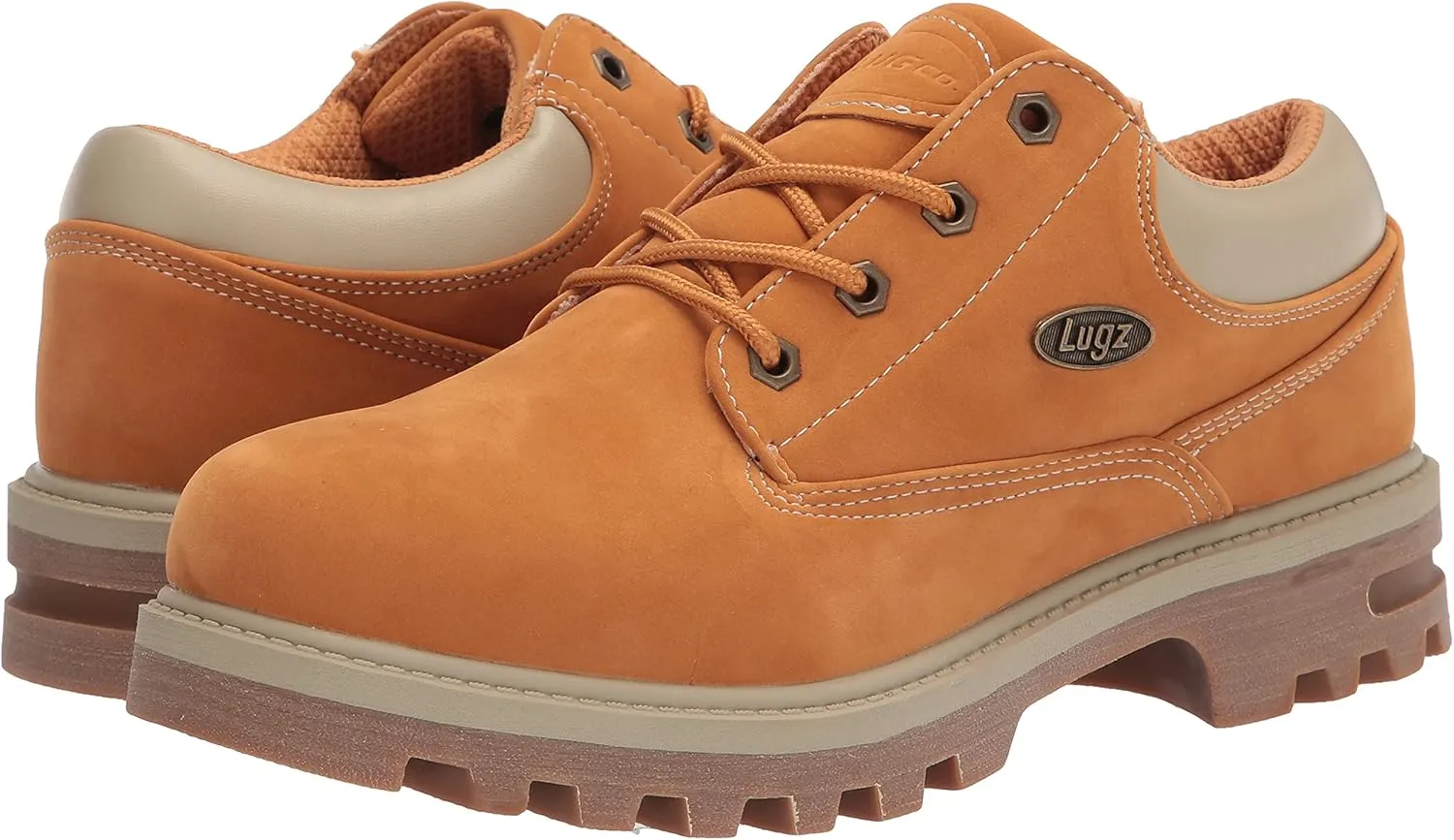Lugz Men's Empire Lo WR Thermabuck Boot, Golden Wheat/Cream/Gum