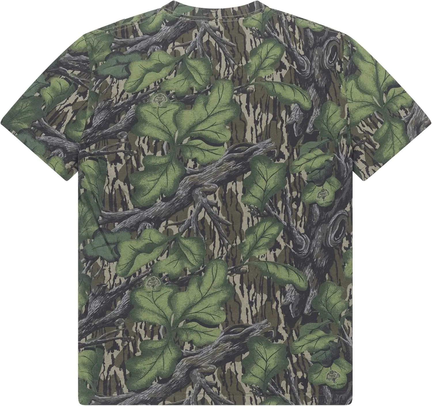 Mossy Oak Mens Camo Hunting Shirt Short Sleeve Cotton