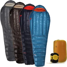 Mountaintop Ultralight Mummy Down Sleeping Bag 650 Fill Power Duck Down Suits for 32 Degree F for Camping Hiking Backpacking