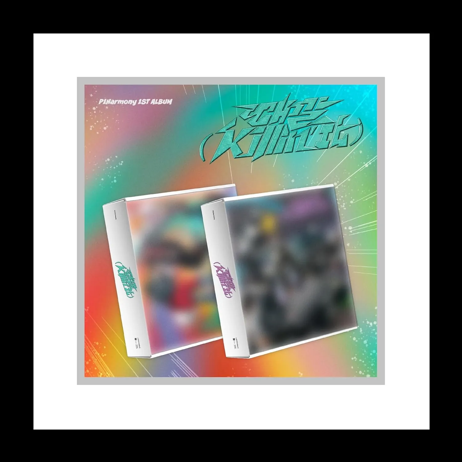 P1HARMONY  Killin' It 1st Album Random Version 1p Folded Poster on Pack 96p PhotoBook 1p Thanks to PostCard 1ea Sticker 1p Unit PhotoCard 1p Selfie 1p Polaroid Tracking Sealed P1H