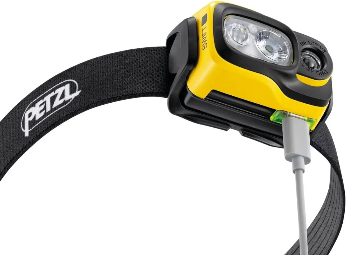 PETZL Swift RL Pro Lamp Black/Yellow