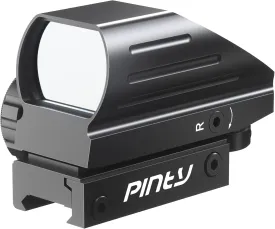 Pinty Red Dot Sight, Red Dot Sight for Rifle, Reflex Sight with 4 Different Reticles