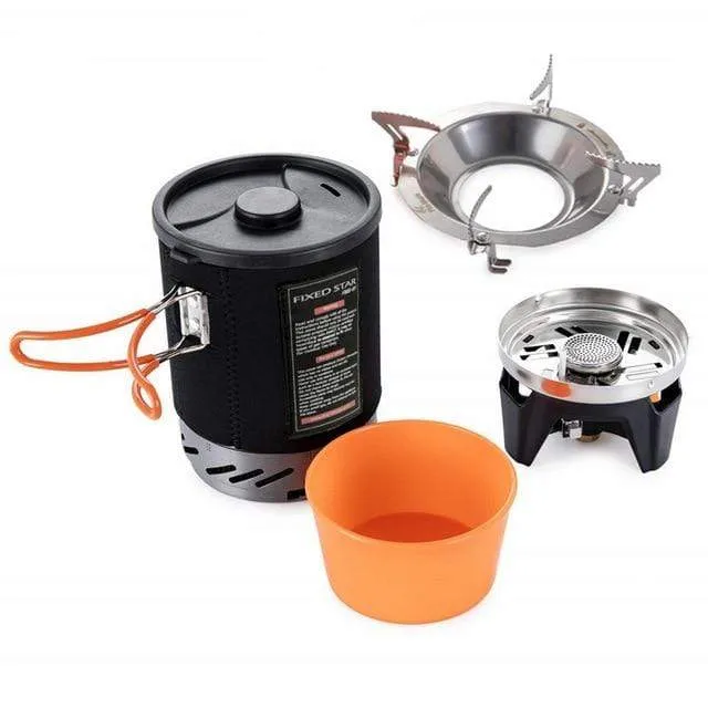 Portable Outdoor  Camping Stoves  With Stove Heat Exchanger Pot Bowl System