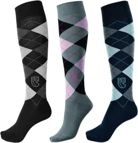 Pramoda 3 Pairs Equestrian Riding Socks for Horse Riding & Tall Boot Knee High Socks for Women
