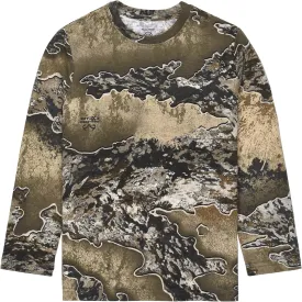 Realtree and Mossy Oak Authentic Youth Camouflage Pattern Long Sleeves Crewneck Tee Shirts for Kids