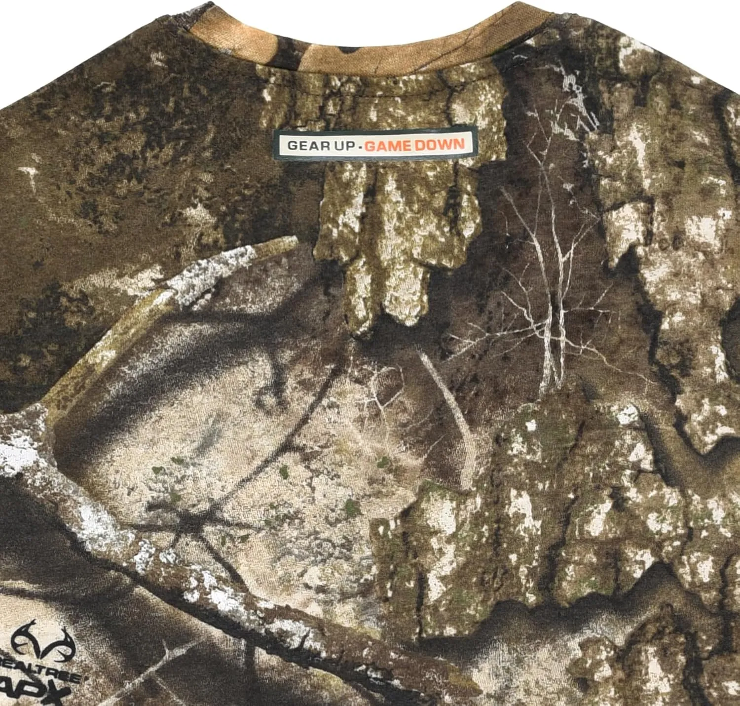 Realtree and Mossy Oak Authentic Youth Camouflage Pattern Long Sleeves Crewneck Tee Shirts for Kids