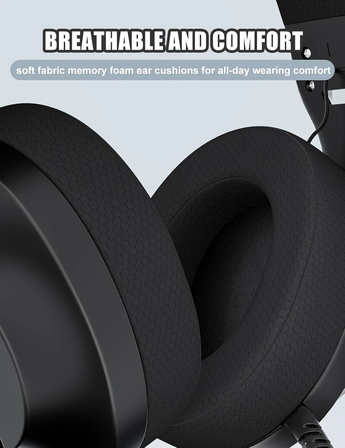 S30 Gaming Headset with Microphone,198g Lightweight Design, Wired Gaming Headphones for Xbox, Xbox Series X|S, PS5, PS4, Switch, PC, Noise Cancelling Mic, Soft Earmuffs (Black)