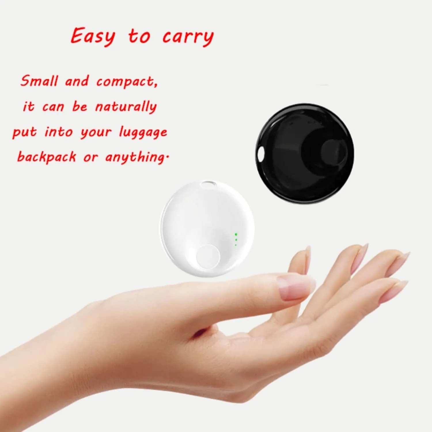 Safesync GPS Tracker, GPS Anti-Lost Tracker, Positioning Bluetooth Anti-Lost Artifact for The Elderly, Anti-Lost Locator, Positioning Anti-Lost Device-2pcs Black