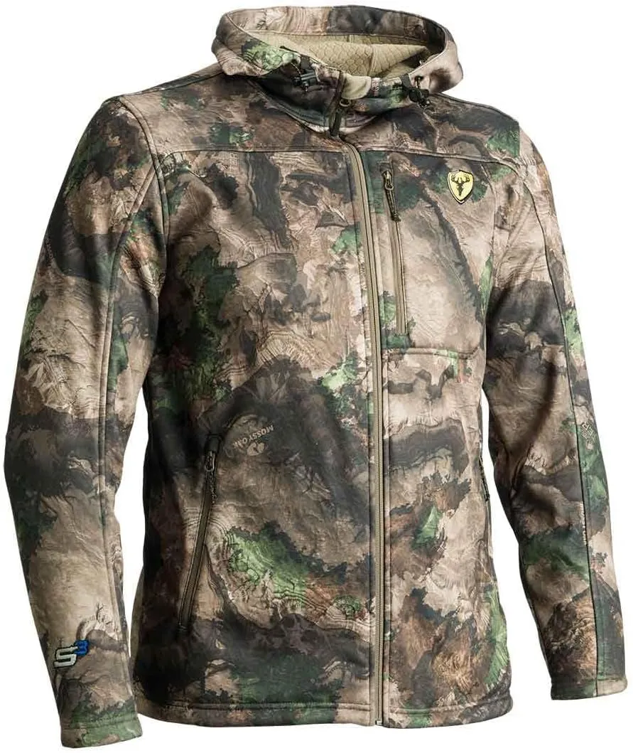 SCENTBLOCKER Scent Blocker Shield Series Silentec Midweight Jacket, Camo Hunting Clothes for Men