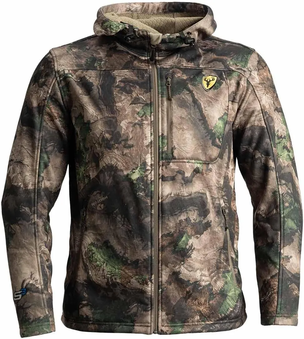 SCENTBLOCKER Scent Blocker Shield Series Silentec Midweight Jacket, Camo Hunting Clothes for Men