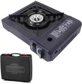 ShellKingdom Camping Stove Portable Outdoor Emergency Butane Stove Burner with Carrying Case For Camping, Picnics, Hiking, BBQ