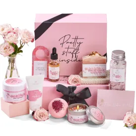 Spa Gifts for Women Mothers Day Gifts Bath Gift Baskets Relaxing Spa Self Care Gift for Mom Her Sister Wife Auntie Home Bath Care Package Thank You Gift Birthday Gifts for Women Friendship