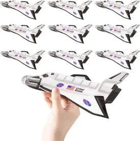 Space Shuttle Gliders - 24 Pack - Themed Party Favors & Birthday Supplies - Mini Ship Toys, Outer Space Decorations, Crafts, Games, Astronaut Shuttle Science Kits for Kids