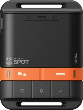 Spot Gen 4 Satellite GPS Messenger | Handheld Portable GPS Messenger for Hiking, Camping, Outdoor Activities | Globalstar Satellite Network Coverage | Subscription Applicable