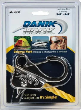 Stainless Steel Adjustable Anchor Hook  Easier to Use Than a Carabiner, Knotless Marine Anchor System for Boats & Outdoor Use  Quick Release, Holds Up to 8,000 lbs (Rope Not Included)