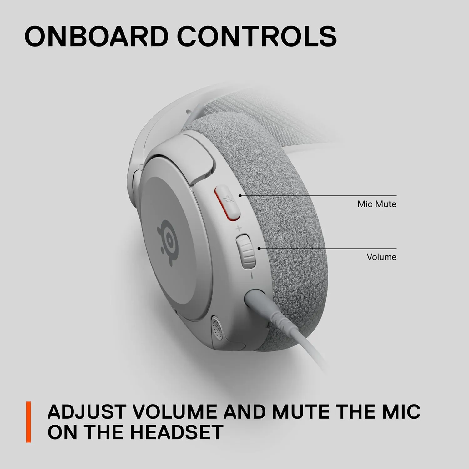 SteelSeries Arctis Nova 1 Multi-System Gaming Headset  Hi-Fi Drivers  360 Spatial Audio  Comfort Design  Durable  Ultra Lightweight  Noise-Cancelling Mic  PC, PS5/PS4, Switch, Xbox - White