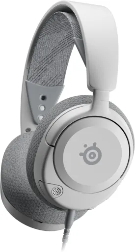 SteelSeries Arctis Nova 1P Multi-System Gaming Headset  Hi-Fi Drivers  360 Spatial Audio  Comfort Design  Durable  Lightweight  Noise-Cancelling Mic  PS5/PS4, PC, Xbox, Switch - White