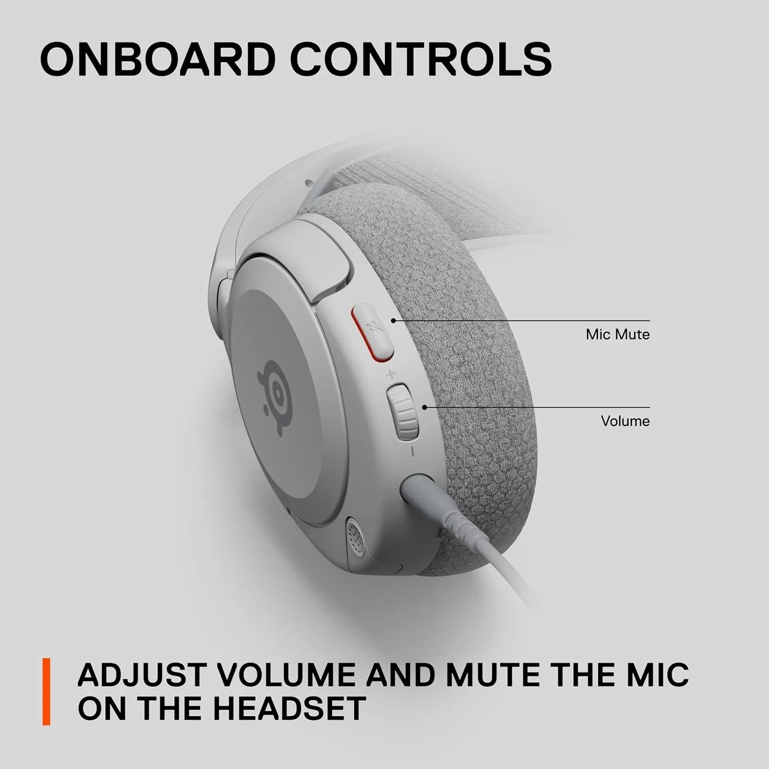 SteelSeries Arctis Nova 1P Multi-System Gaming Headset  Hi-Fi Drivers  360 Spatial Audio  Comfort Design  Durable  Lightweight  Noise-Cancelling Mic  PS5/PS4, PC, Xbox, Switch - White