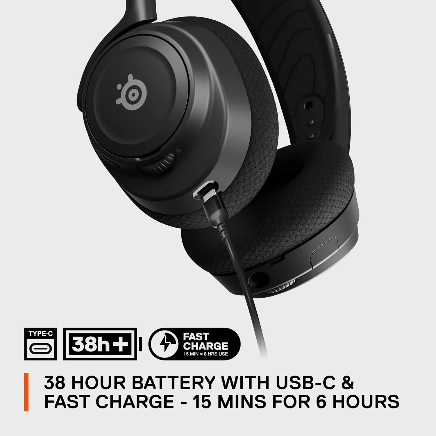 SteelSeries Arctis Nova 7 Wireless Multi-Platform Gaming Headset  Neodymium Magnetic Drivers  2.4GHz   Mixable Bluetooth  38Hr USB-C Battery  ClearCast Gen2 AI Mic  PC, PS5, Switch, VR, Mobile