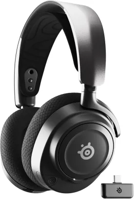 SteelSeries Arctis Nova 7 Wireless Multi-Platform Gaming Headset  Neodymium Magnetic Drivers  2.4GHz   Mixable Bluetooth  38Hr USB-C Battery  ClearCast Gen2 AI Mic  PC, PS5, Switch, VR, Mobile