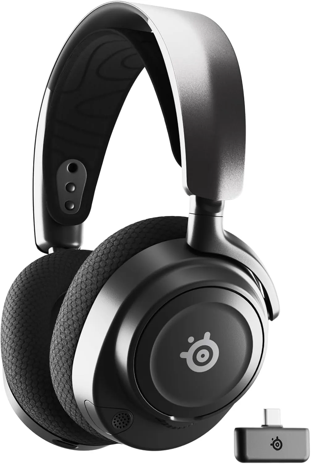 SteelSeries Arctis Nova 7 Wireless Multi-Platform Gaming Headset  Neodymium Magnetic Drivers  2.4GHz   Mixable Bluetooth  38Hr USB-C Battery  ClearCast Gen2 AI Mic  PC, PS5, Switch, VR, Mobile