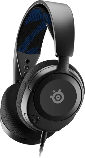 SteelSeries New Arctis Nova 1P Multi-System Gaming wired Headset  Hi-Fi Drivers  360 Spatial Audio  Comfort Design  Durable  LightweightNoise-Cancelling Mic  PS5/PS4, PC, Xbox, Switch - Black