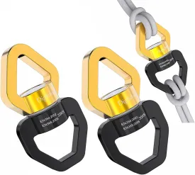 Swing Swivel Heavy Duty, Spinning Swing,Tree Swing Spinner with 35KN Capacity for Aerial Swivel,Rock Climing Swivel, Children's Swing,2 Pack