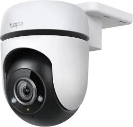 Tapo 1080P Outdoor Wired Pan/Tilt Security Wi-Fi Camera, 360 View, Motion Tracking, Works with Alexa & Google Home, Night Vision, Free AI Detection, Cloud & SD Card Storage(up to 512GB), Tapo C500