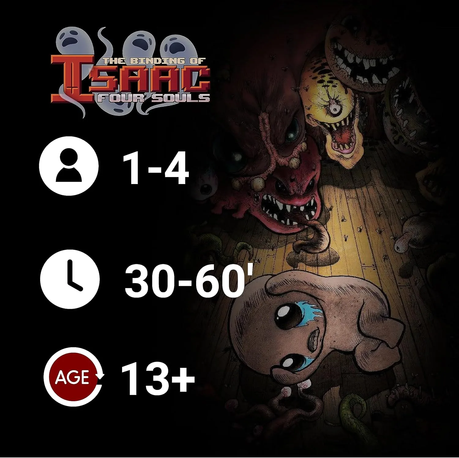 The Binding of Isaac: Four Souls - Ultimate Collection - Contains 2nd Ed. Base Game, Four Souls  & Requiem Expansions