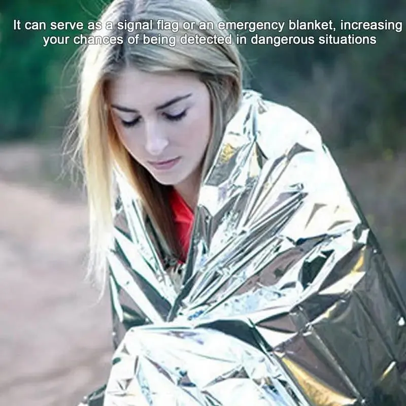 Thermal Blankets Survival Survival Gear And Equipment Survival Kits Space Blanket For Adults Thermal For Mountaineering Hiking