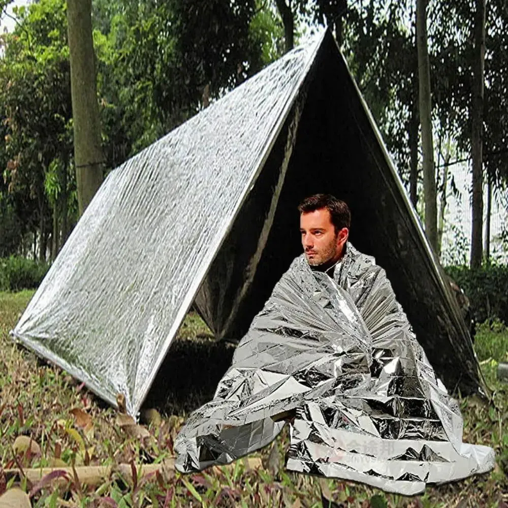 Thermal Blankets Survival Survival Gear And Equipment Survival Kits Space Blanket For Adults Thermal For Mountaineering Hiking