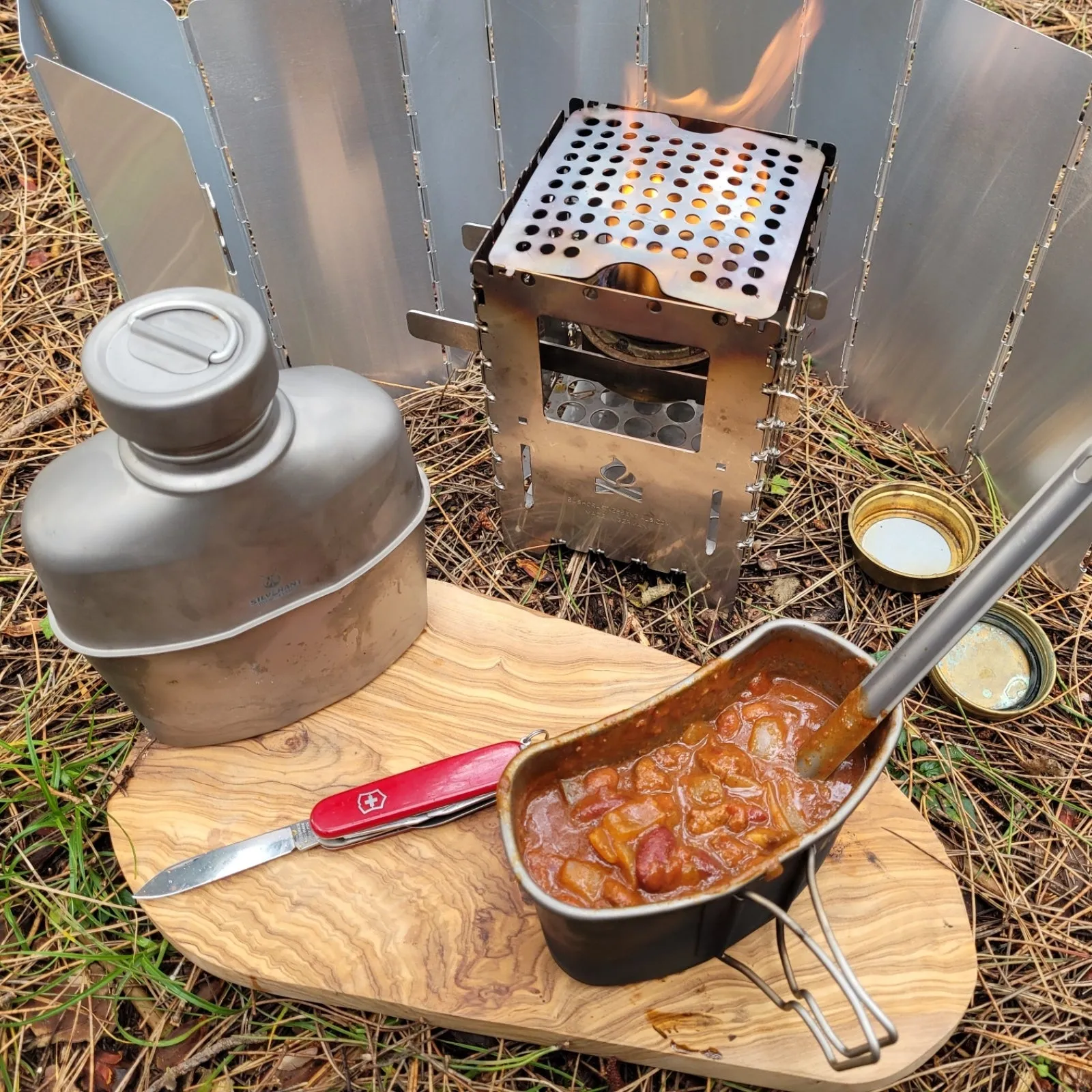 Titanium Canteen Military Mess Kit