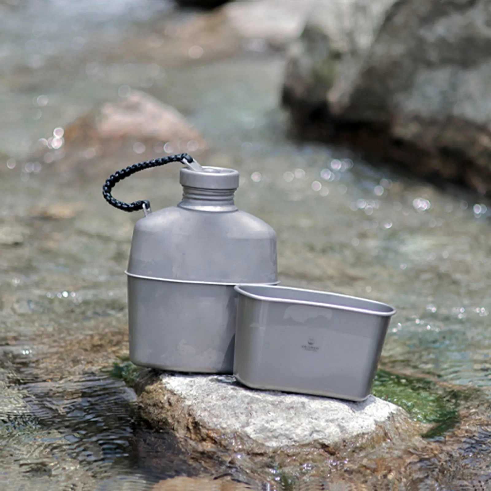 Titanium Canteen Military Mess Kit