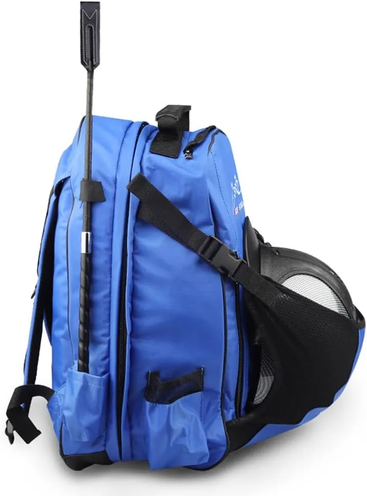 UNISTRENGH Professional Horse Riding Boot Bag Helmet Bag Unisex Equestrian Backpack English Boot Carry All Bag with Hat Compartment