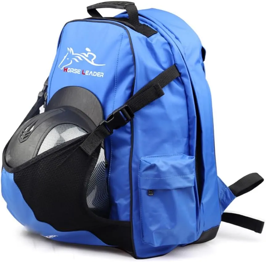 UNISTRENGH Professional Horse Riding Boot Bag Helmet Bag Unisex Equestrian Backpack English Boot Carry All Bag with Hat Compartment