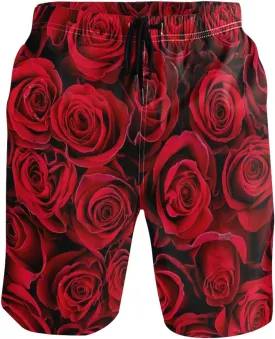 visesunny Men's Novelty Beach Shorts Quick Dry Swimwear Sports Running Swim Board Shorts