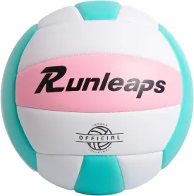 Volleyball, Waterproof Indoor Outdoor Volleyball for Beach Game Gym Training (Official Size 5)