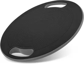 Wobble 15.5" Aerobic Step Platform Balance Board with Non-skid Tpr Bump Surface, 360 Rotation for Stability Training, Versatile Home Gym Exercise Workout Step Aerobics Platform