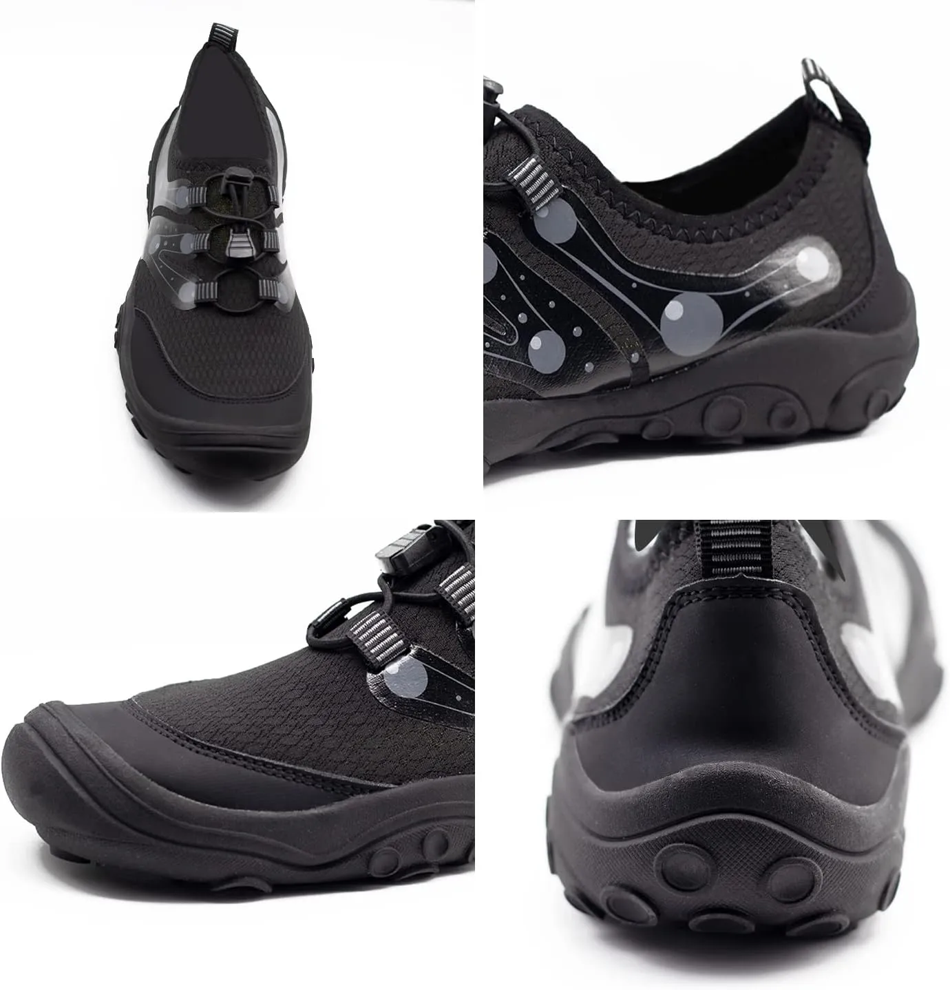 Women Men Quick-Dry Water Shoes Barefoot Non-Slip Hike Beach Aqua Swim Camping Sports Kayaking Diving Boat Fish Shoes