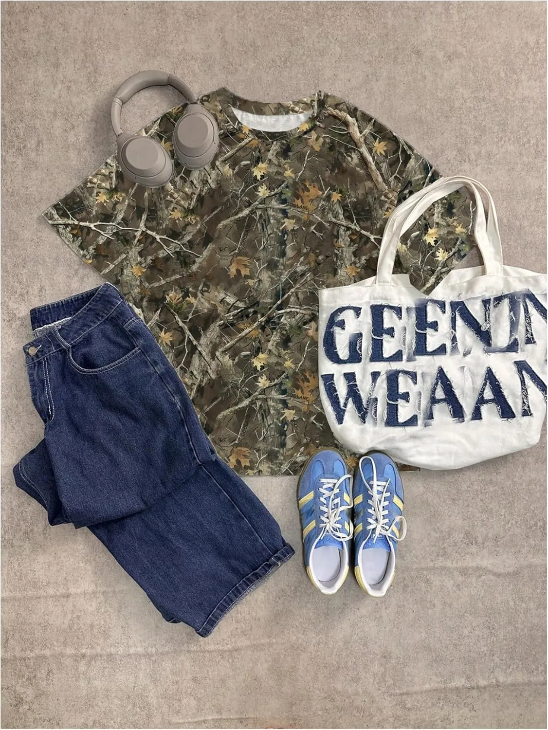 Women's Camo Shirt Tees Crew Neck Drop Shoulder Short Sleeve Camouflage T Shirt Tops Turkey Hunting Shirt