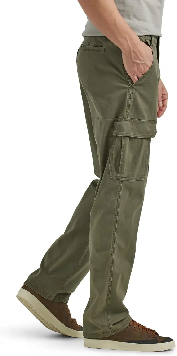 Wrangler Authentics Men's Relaxed Fit Stretch Cargo Pant