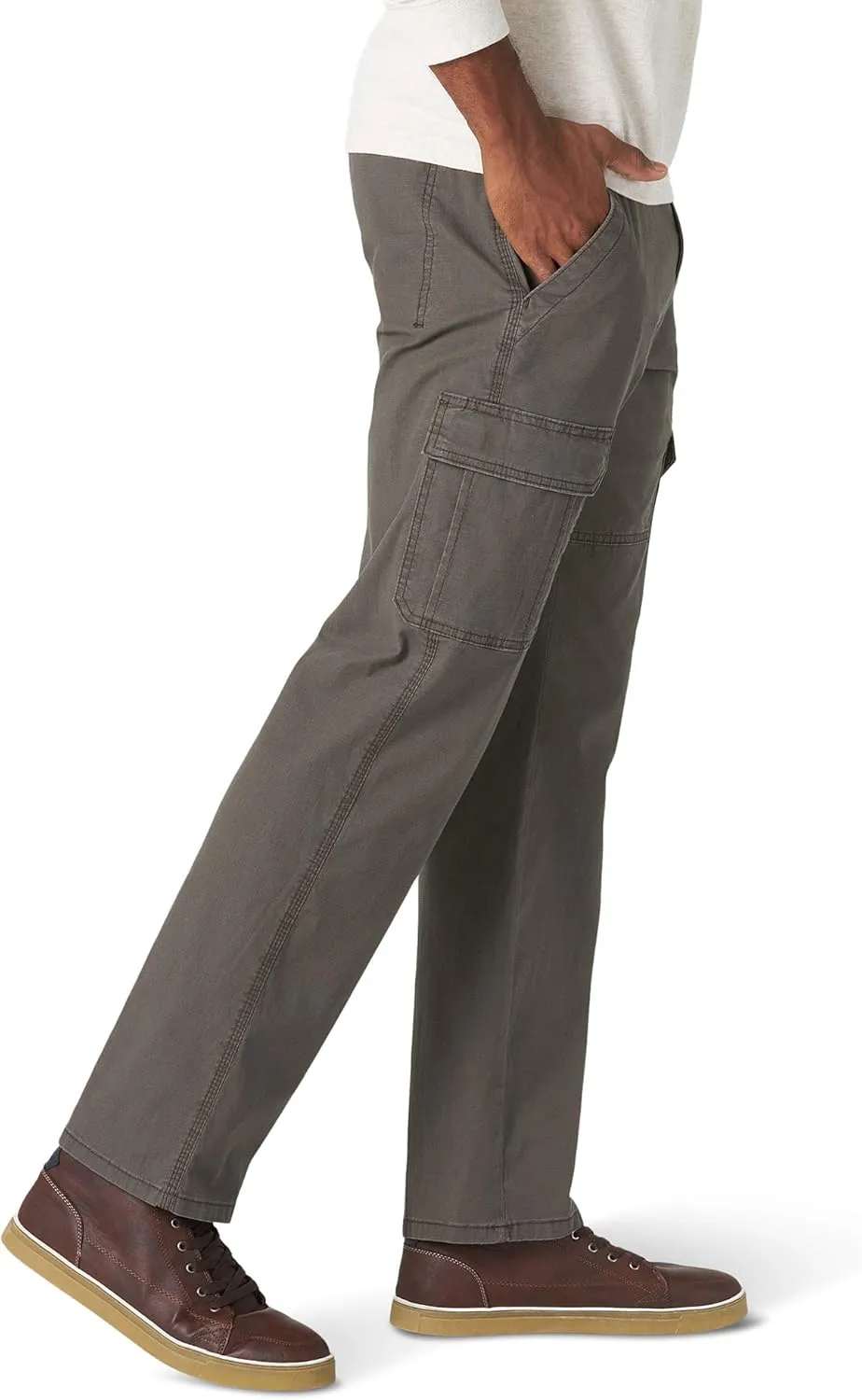 Wrangler Authentics Men's Relaxed Fit Stretch Cargo Pant