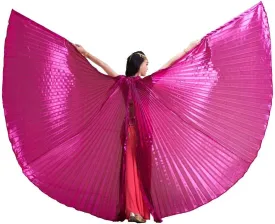 Wuchieal Women's Egyptian Egypt Belly Dance Costume Bifurcate Isis Wings