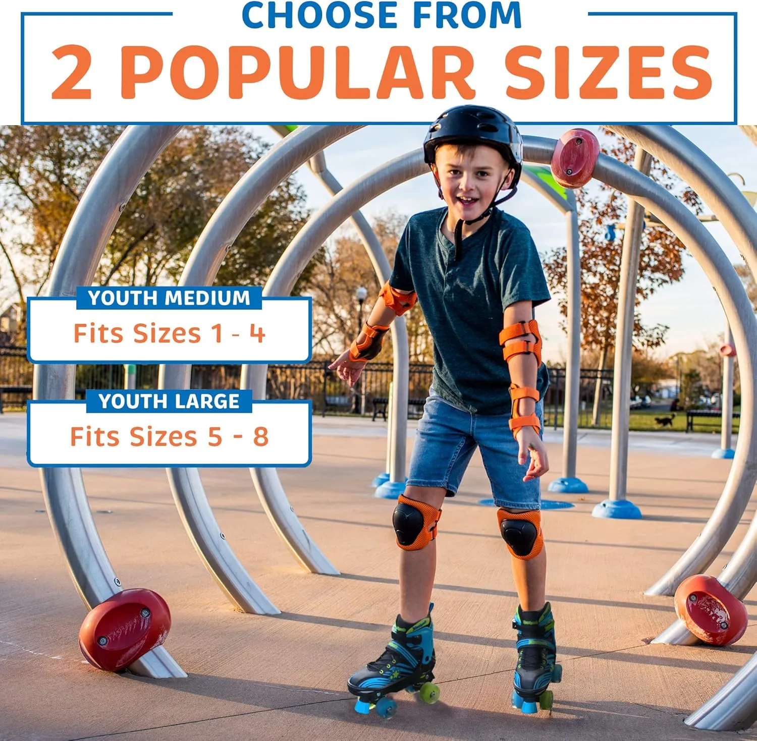 XINO SPORTS 2 in 1 Combo, Kids Roller Skates | Inline Skates - Interchangeable LED Light Up Skates for Kids Ages 6-12, Teens & Adults, Inline Skates for Girls and Boys, Adjustable Roller Skates Blades